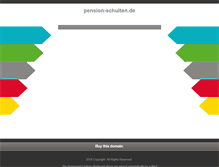 Tablet Screenshot of pension-schulten.de